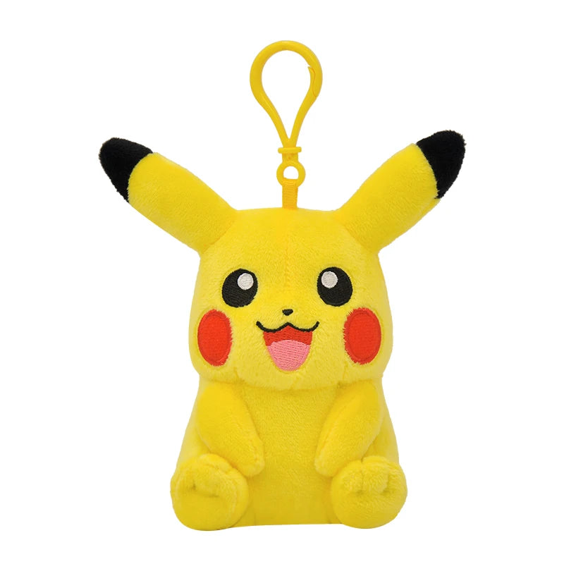 Anime Pokemon Plush Pikachu Charmander Plush Toy Squirrel Bulbasaur Jiggles Lapras Eevee Snorlax Keychain Xmas Gift For Kids