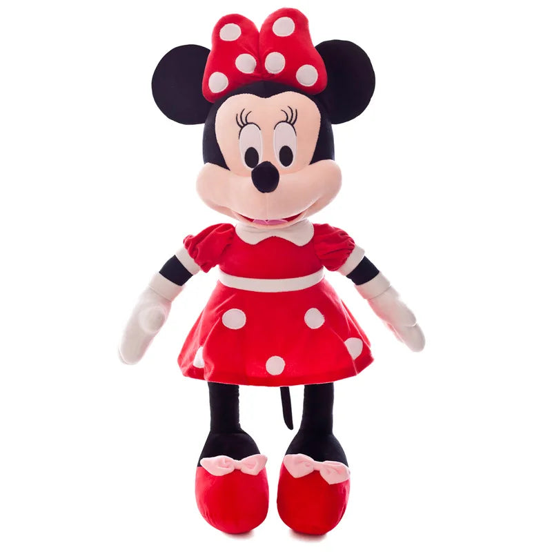 40-100cm Stuffed Mickey&Minnie Mouse Plush Toy Soft Mickey Minnie Dolls Cushion Pillow Birthday Wedding Gifts for Kids Children