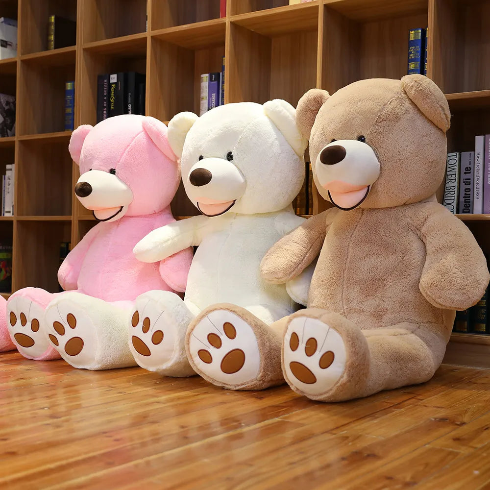 1pc 100cm The Giant Bear Plush Toy Stuffed Animal High Quality kids Toys Birthday Gift Valentine's Day Gifts for women