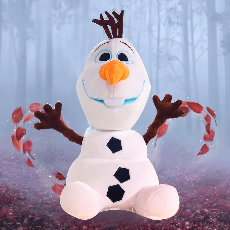 Disney Frozen 30cm 50cm Olaf Plush Kawaii Snowman Toys Action Figure Model Soft Stuffed Anime's Doll Toys For Children's Gift