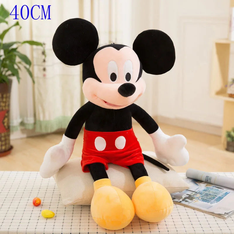 Disney Mickey Mouse Minnie Plush Dolls Stuffed Toys Birthday Christmas Gift for Kids Mickey Minnie Presents