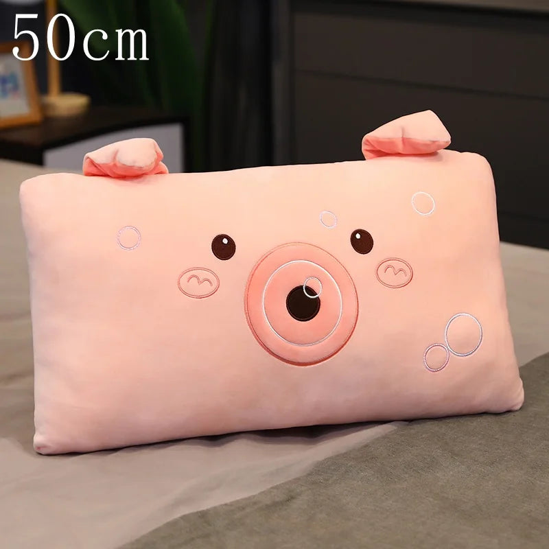 6 Kinds Cute Pig Plush Toys Soft Stuffed Piggy Plush Doll U-shaped Pillow Bed Waist Cushion for Children Girls Birthday Gift