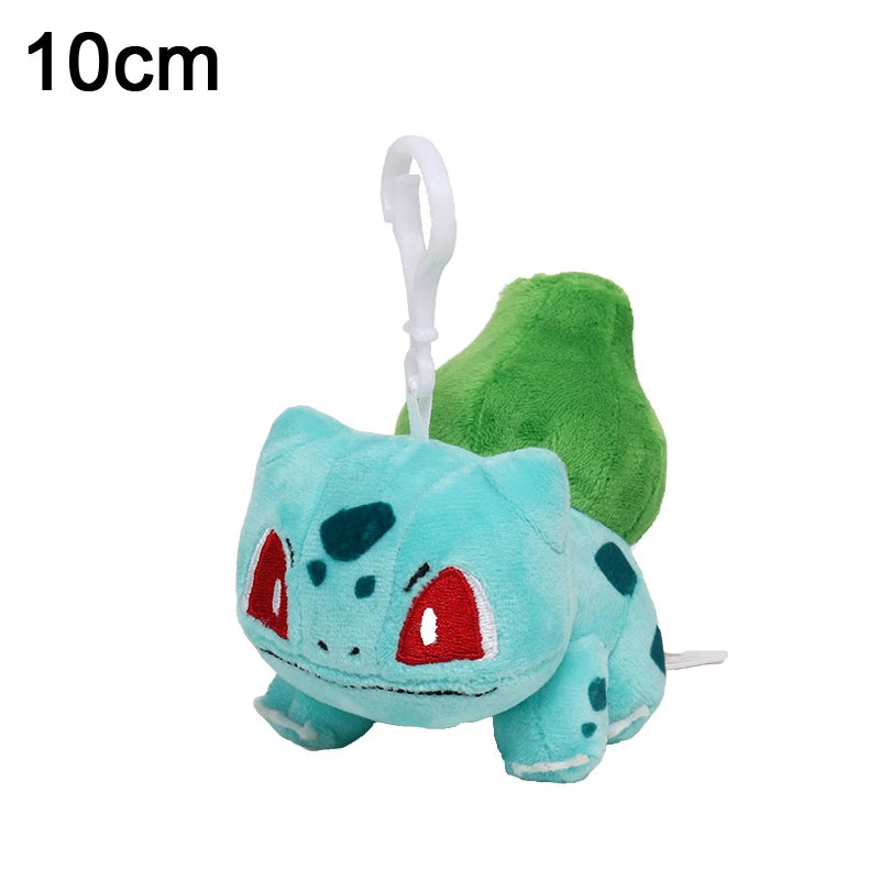 Pokemon Bag Pendant Cute Plush Pikachu Keychain Charmander Squirtle Bulbasaur Snorlax Stuffed Toy Small Doll Gift For Kid