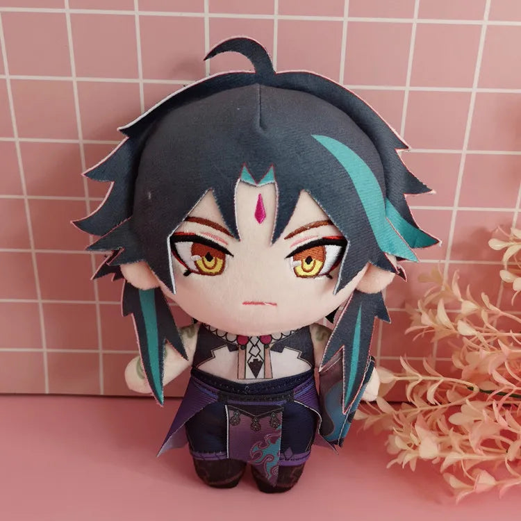 Fast Delivery 20cm Genshin Impact Ayato Sayu Doll Stuffed Anime Plush Toy Kazuha Yae Miko Scaramouche Cosplay Props Plushies