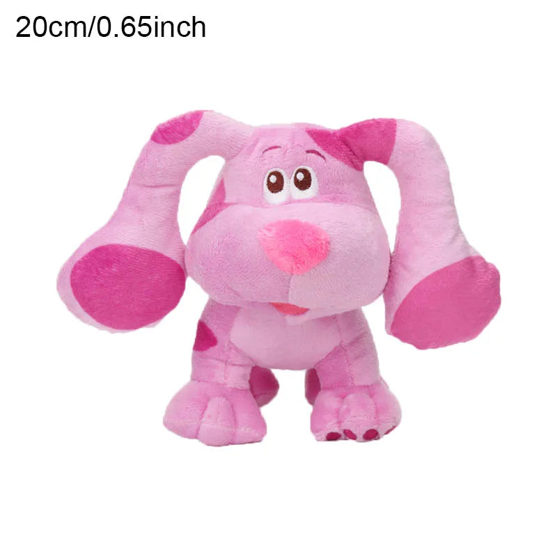 20/30cm  Blue's Clues & You! Beanbag Plush Doll Pink Blue Cute Dog Soft Stuffed Plush Pillow Blue Clues Plushie Dolls Kids Toy