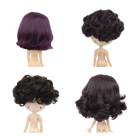 DBS blyth doll icy rbl scalp dome wig short hair for DIY custom doll accessory anime