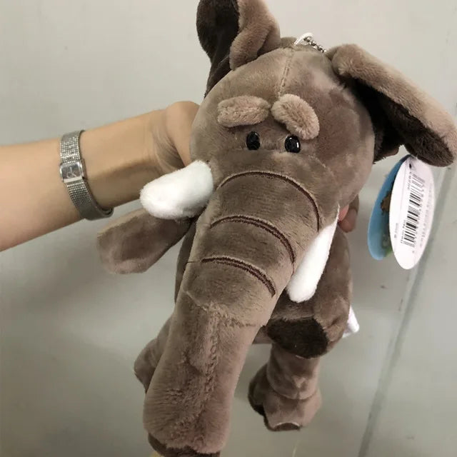 25CM Hot Sale Popular Lion Elephant Giraffe Monkey Stuffed Plush Doll Jungle Series Stuffed Animal Toys for Kids Children Gift