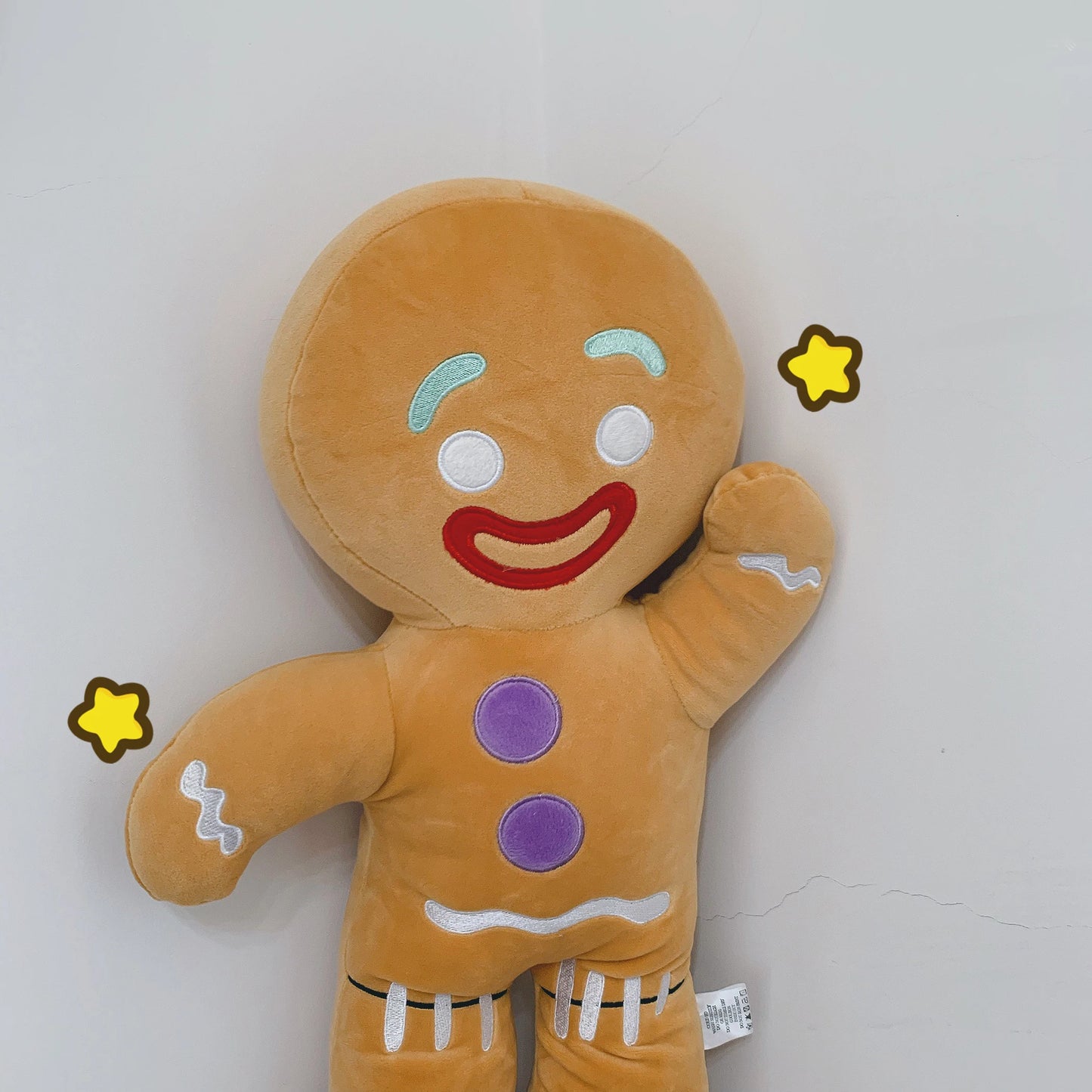 INS Gingerbread man plush biscuit Shrek toys cute sleeping pillow soft stuffed sofa doll house decoration