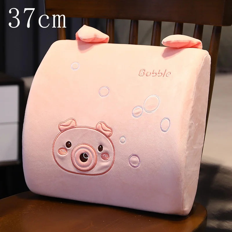 6 Kinds Cute Pig Plush Toys Soft Stuffed Piggy Plush Doll U-shaped Pillow Bed Waist Cushion for Children Girls Birthday Gift