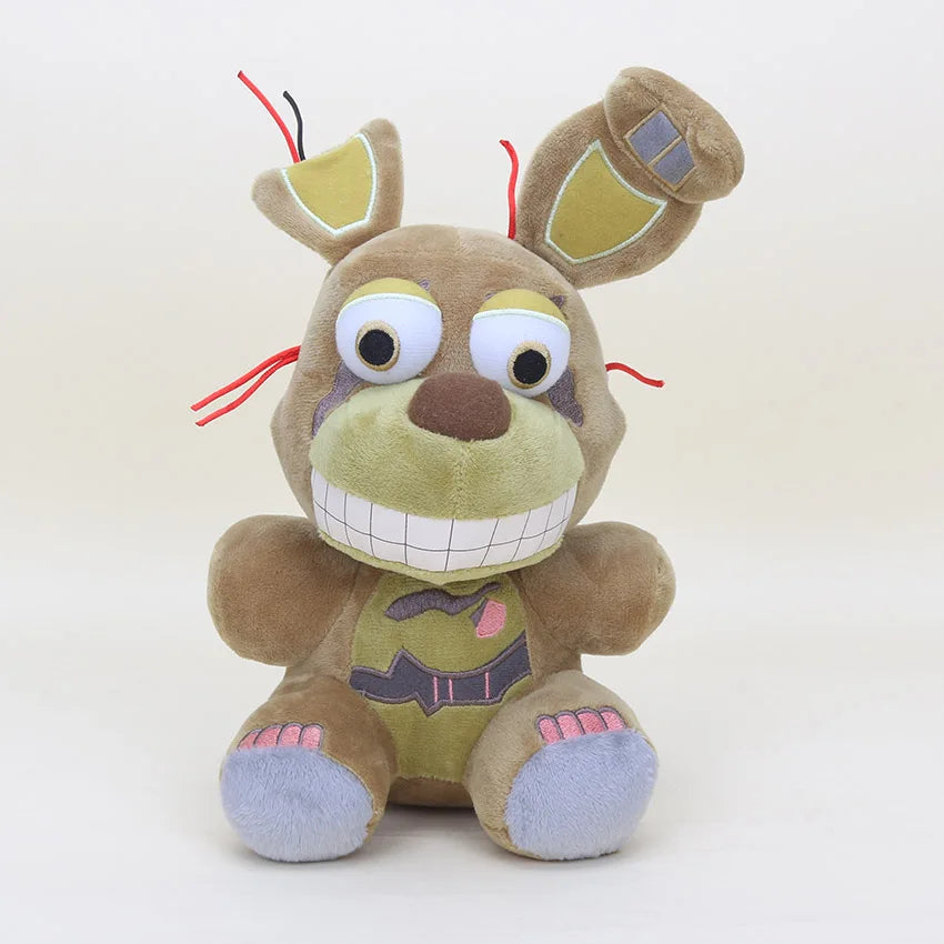 25CM Freddy Plush Foxy Chica Bonnie Springtrap Golden Freddy Fazbear plush soft Stuffed  Dolls kids toy