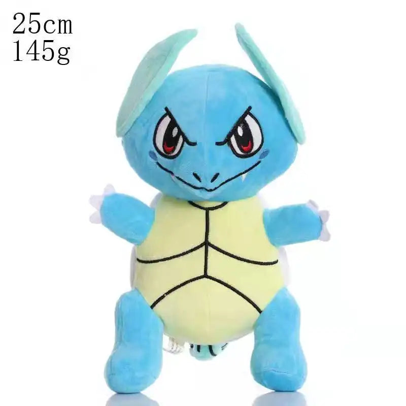 TAKARA TOMY  Anime Pokemoned Eve Pikachsus Piplup Charizard Wartortle Squirrel   Kawaii Plush Toys Dolls Gift For Children