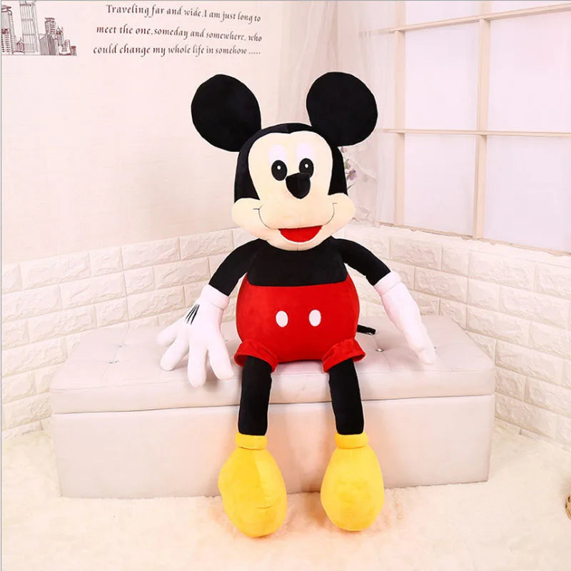 Hot Sale 40-100cm Stuffed Mickey&Minnie Mouse Plush Toy Dolls Soft Goofy Pluto Donald Duck Mickey Minnie Dolls Gifts for Kids