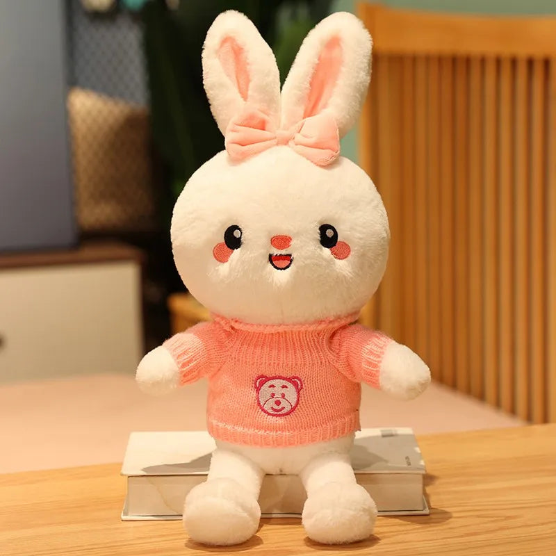 45cm Cartoon Cute Rabbit Cosplay Dress Up Plush Toys Stuffed Lovely Animals Doll Soft Baby Pillow for Kids Girls Birthday Gift