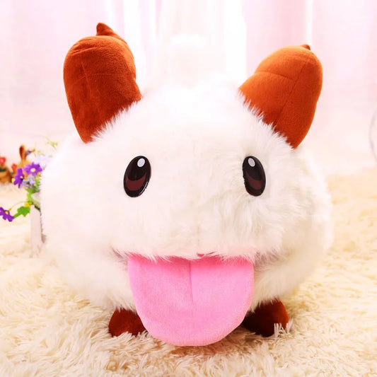 30cm New Cute Game League Of Legends Pual Lol Limited Poro Plush Stuffed Toys Kawaii Doll White Mouse Cartoon Toy Birthday Gift