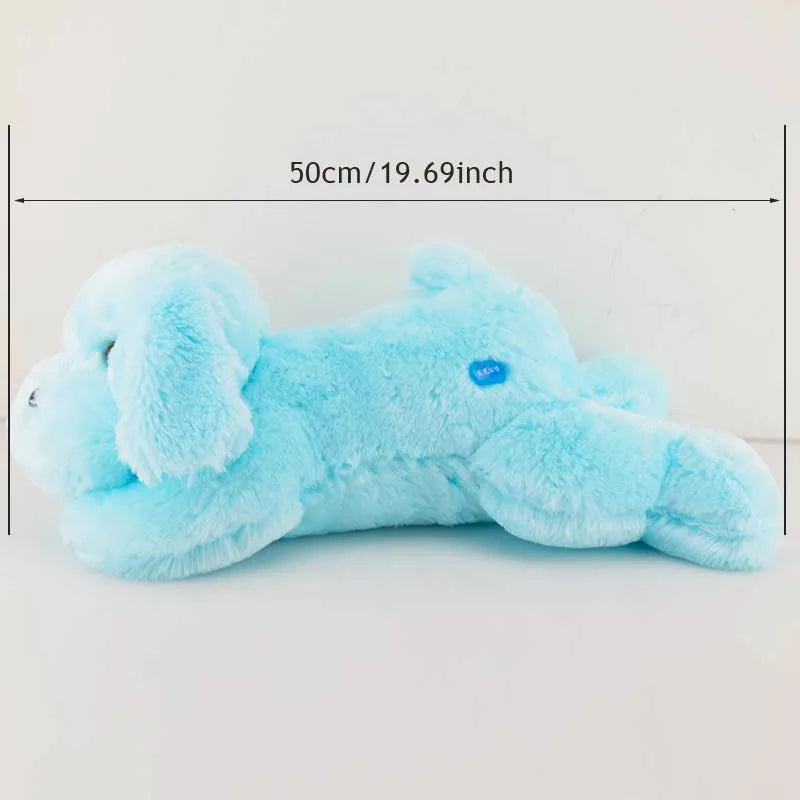 50/35cm Hot Sale Colorful Luminous Dog LED Light Plush Pillow Cushion Kids Toy Stuffed Animal Doll Birthday Gift for Child