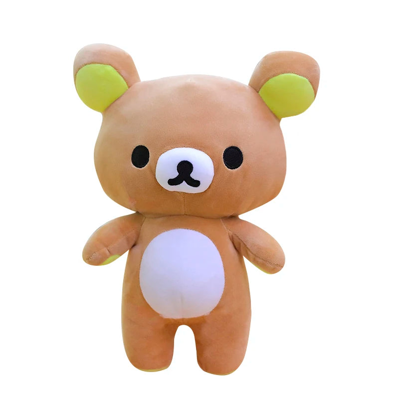 35-90cm Hug Rilakkuma Toy Japanese Anime Pillow Plush Toy Bear Doll Sleeping Pillow Bedroom Sofa Gifts For Kids Girl Kawaii