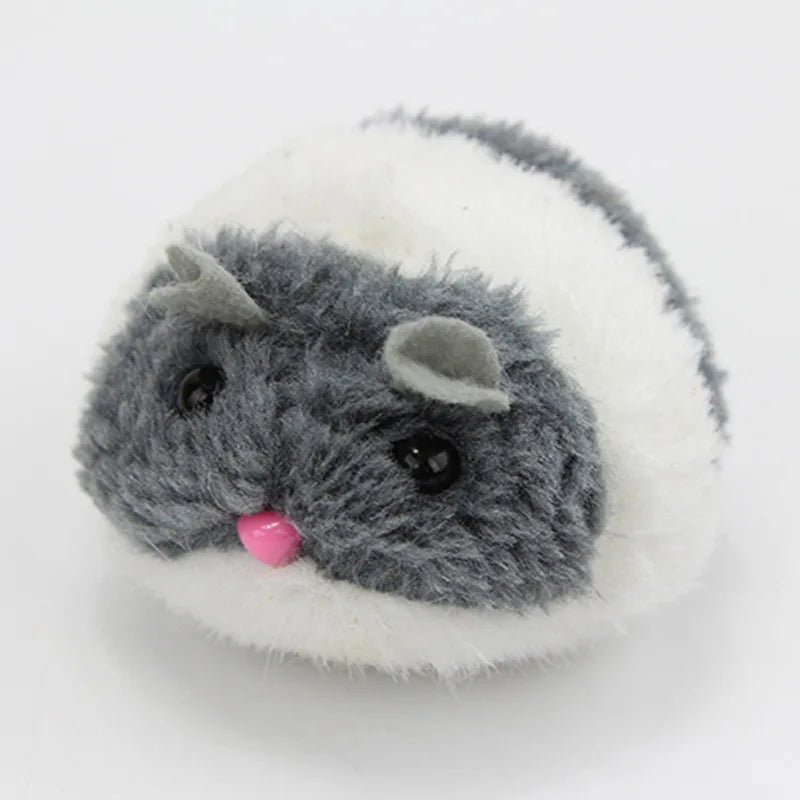 Cute Mouse Cat Toys Cat Supplies Plush Toy Shake Movement Mouse Pet Kitten Funny Plush Little Mouse Interactive Cat Toys