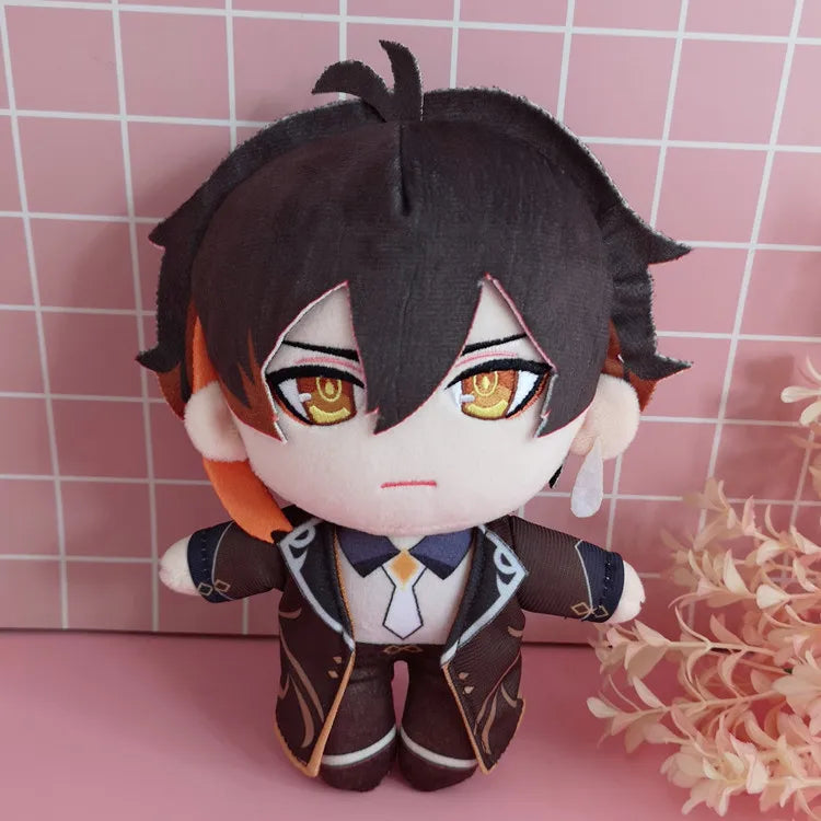 Fast Delivery 20cm Genshin Impact Ayato Sayu Doll Stuffed Anime Plush Toy Kazuha Yae Miko Scaramouche Cosplay Props Plushies