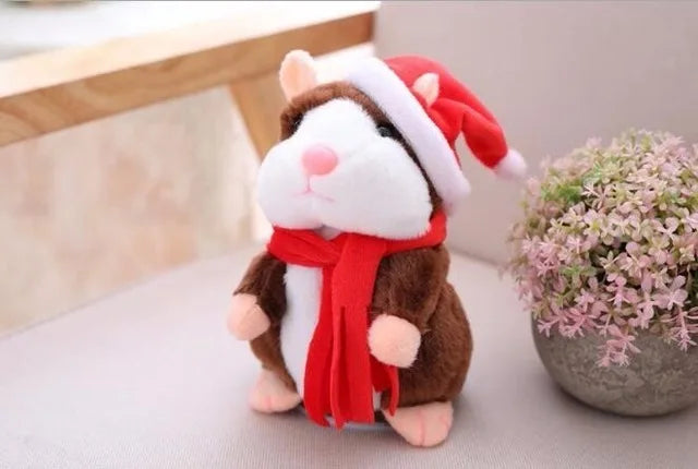 Promotion 15cm Lovely Talking Hamster Speak Talk Sound Record Repeat Stuffed Plush Animal Kawaii Hamster Toys For Children Gifts