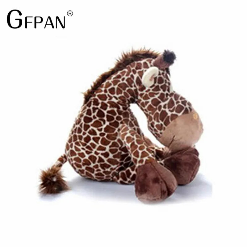 1pc 25cm Cute Forest Animal Giraffe Plush toy Stuffed Soft Baby Finger Giraffe Dolls Lovely Toys for Children Birthday Gift