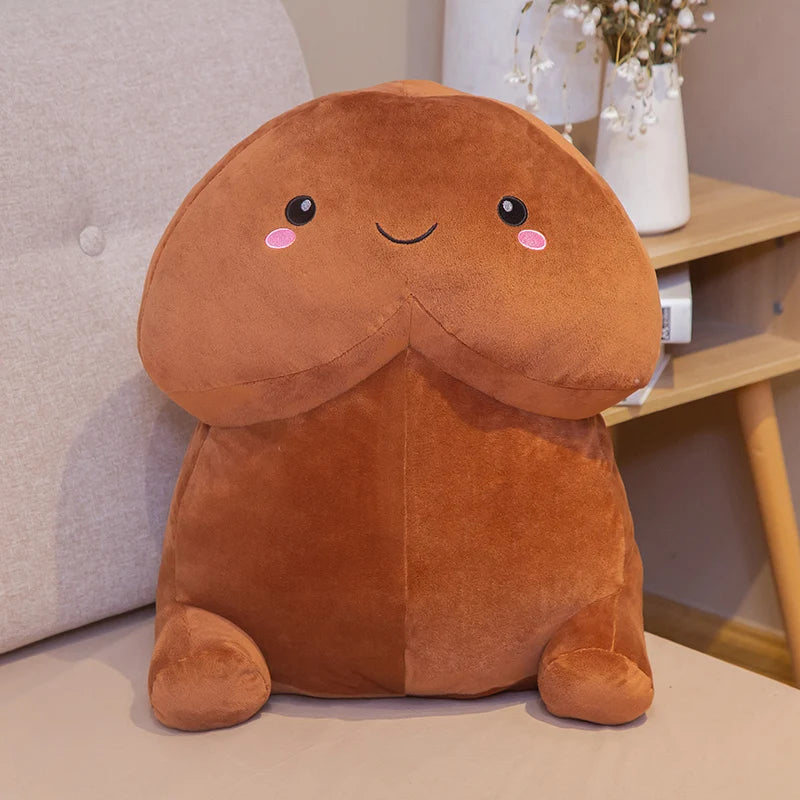 New 10/20cm Simulation Lovely Flesh-Colored Penis Plush Toy Pillow Sexy Soft Cute Toy Stuffed Funny Cushion Gift For Girlfriend