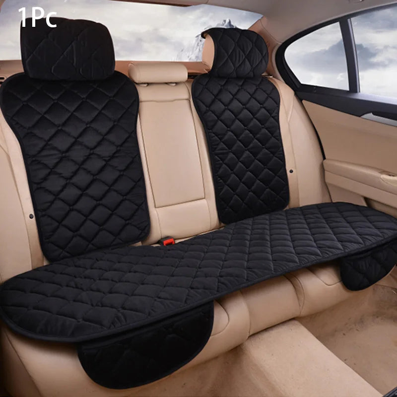 Car Seat Covers Protector Set Universal Auto Front Rear Chair Cushion Pad Warm Plush Automobiles Seat Covers Mat Car Accessories