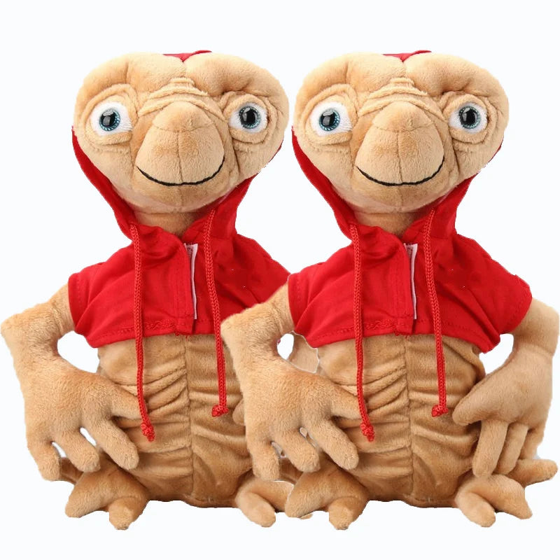 28CM E.T Alien Plush Toy Doll Cartoon Plushie Toys Extraterrestrial Stuffed Dolls With Cloth High Quality For Kids Birthday Gift