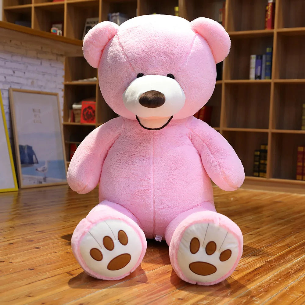 1pc 100cm The Giant Bear Plush Toy Stuffed Animal High Quality kids Toys Birthday Gift Valentine's Day Gifts for women