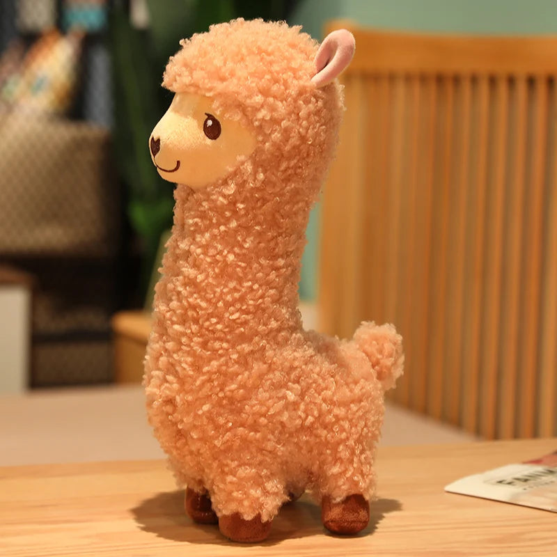 33cm Lovely Alpaca Plush Sheep Toys Lovely Full Stuffed Soft Alpacasso Pillow Cute Room Decor Birthday Gift for Children