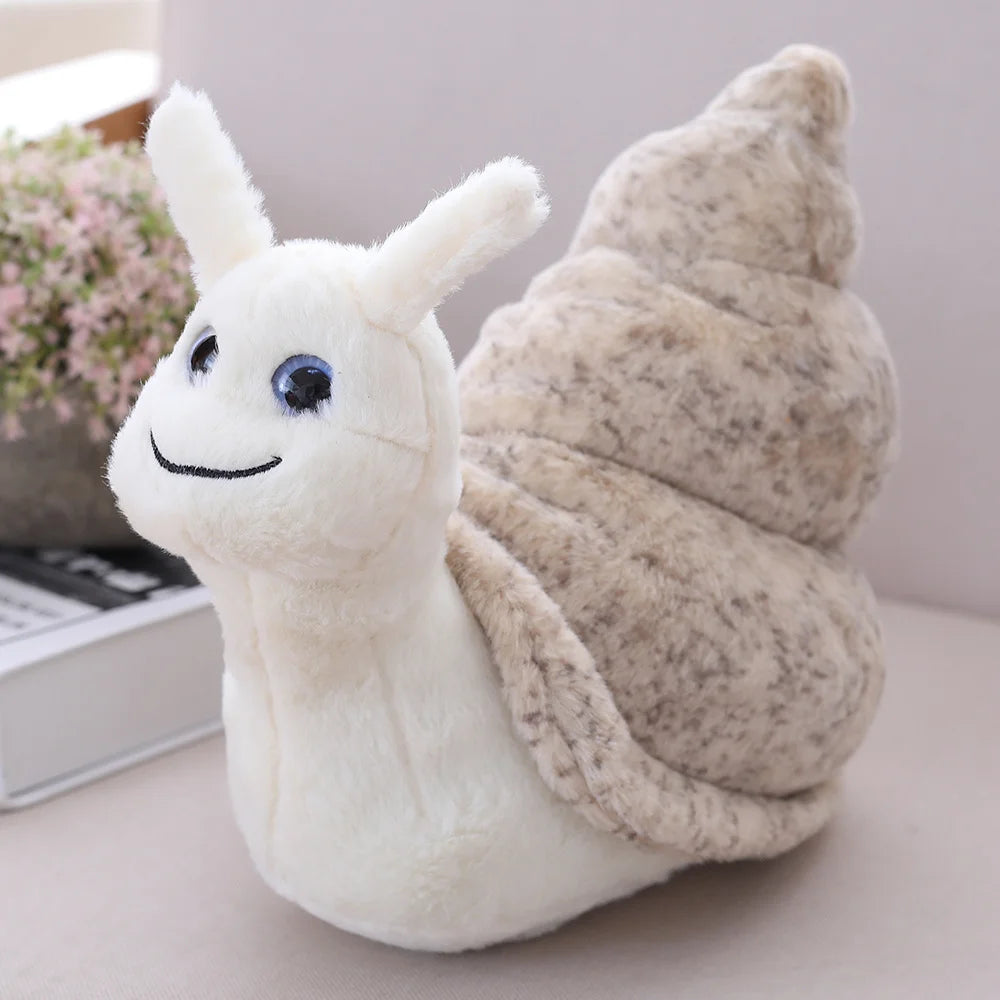 1PC Cartoon conch doll Cute Simulation Plush Toy Stuffed Ocean Animal Doll snails Child kid girl Creative birthday gift