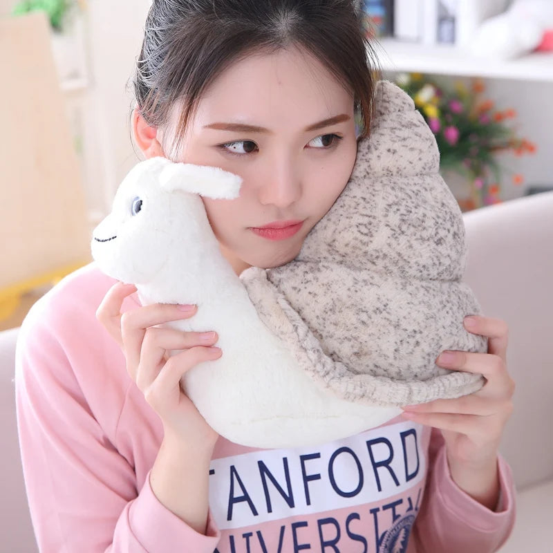 1PC Cartoon conch doll Cute Simulation Plush Toy Stuffed Ocean Animal Doll snails Child kid girl Creative birthday gift