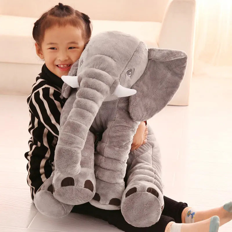 40/60cm Cartoon Plush Elephant Pillow for Kids