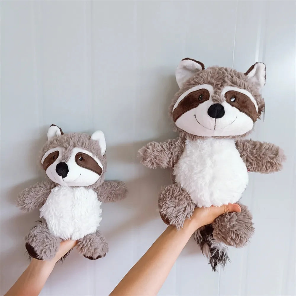 55cm Kawaii Raccoon Plush Toy Lovely Raccoon Cute Soft Stuffed Animals Doll Pillow For Girls Children Kids Baby Birthday Gift