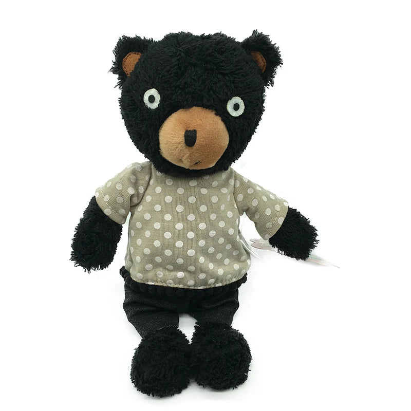 Cute Teddy Bear Plush Dolls Soft Stuffed Wearing Clothes Bears Sleeping Appease Bear Toys Gifts for Girls