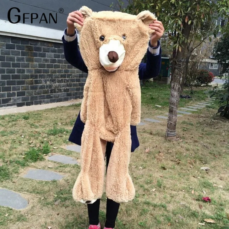 Huge Size 160cm/200cm American Giant Bear Skin  Bear Coat Good Quality Cheap Price Soft Plush Toys For Kids Baby Brinquedos