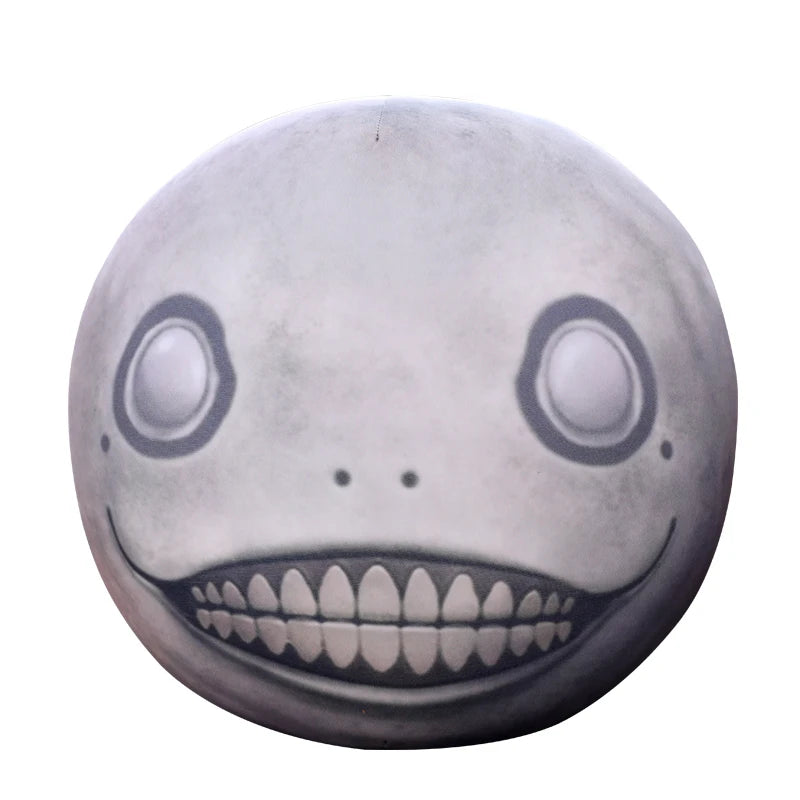 20cm Funny EMIL Plush Pillow Toy Stuffed Soft Doll Full Head Nier:Automata Simulation Plush Toy Creative Gift for Friends