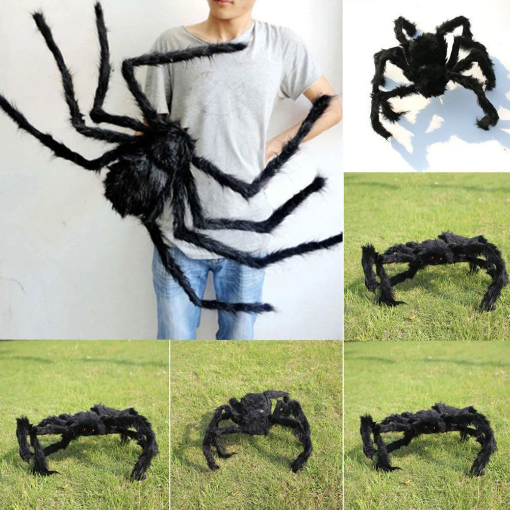 30cm - 70cm Huge Realistic Spider Plush Toy