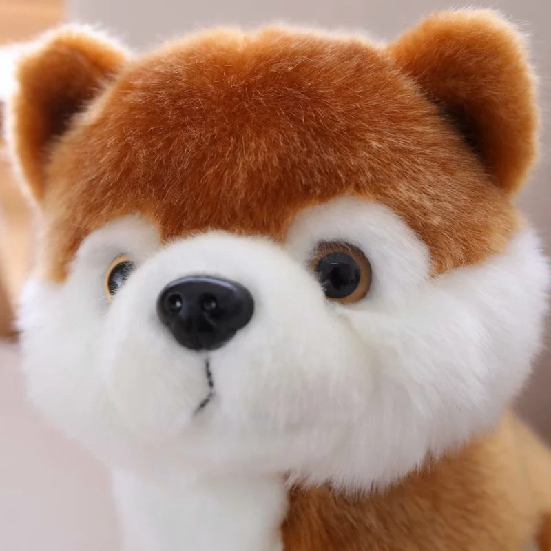 18/23/28cm Cute Simulation Puppy Dog Plush Toy Kids Dolls Husky Akita Saint Bernard Stuffed Soft Toys for Children High Quality