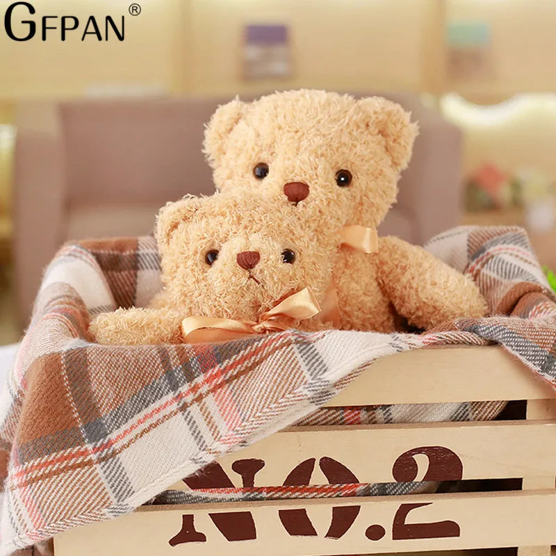 30cm Lovely Simulation Bear Stuffed Toy Super Brown Bear Cute Plush Toys Dolls Birthday Gift For Kids Baby Children