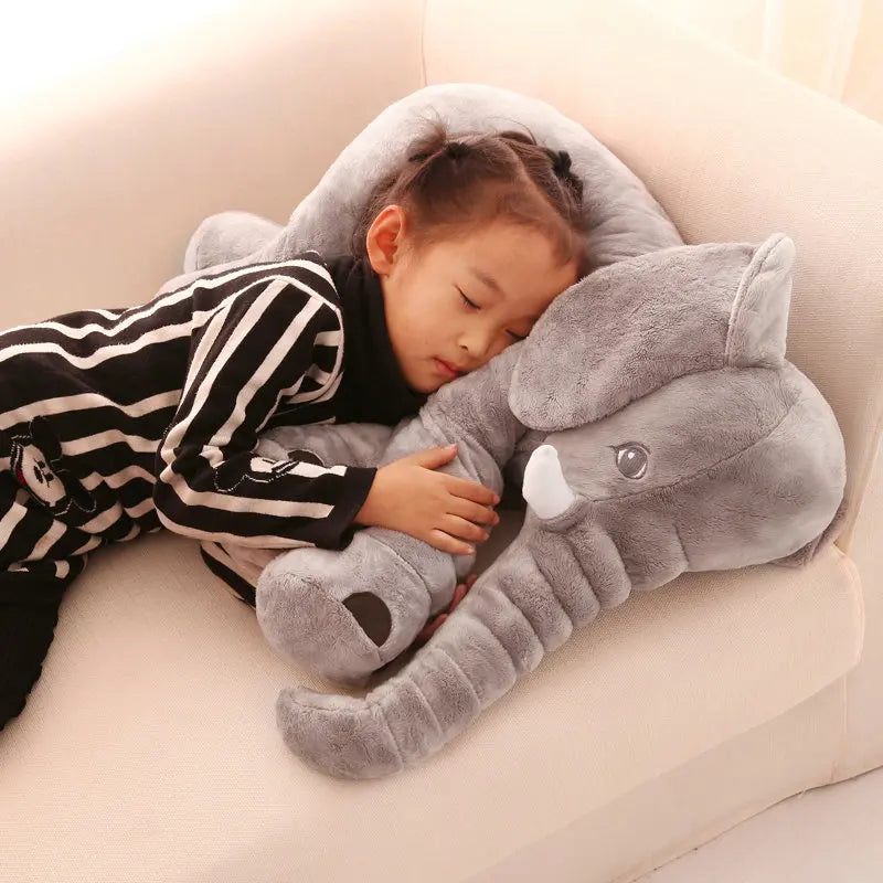 40/60cm Cartoon Plush Elephant Pillow for Kids