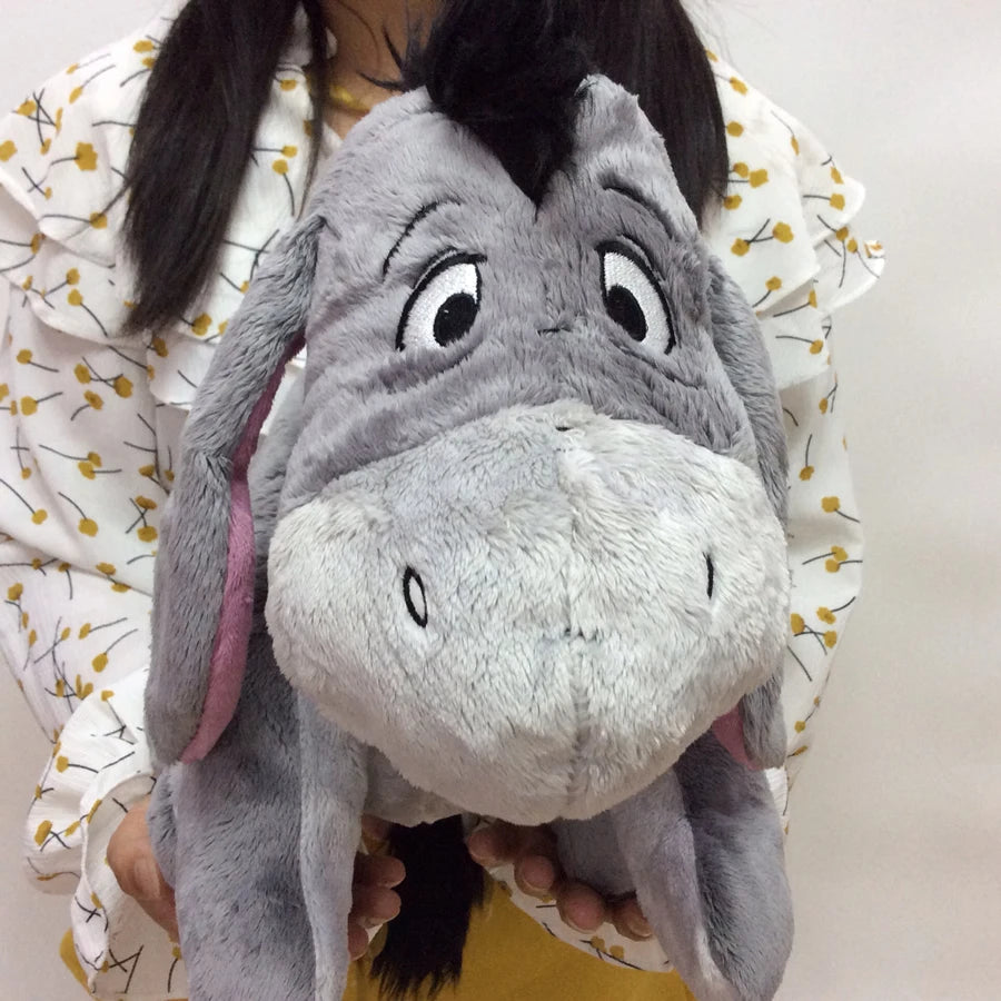 14'' Gray Eeyore Donkey Stuffed Animal Cute Soft Plush