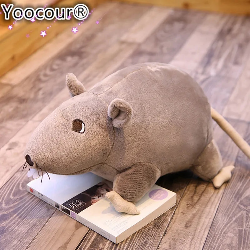 1pc 20cm New Mini Soft Plush Simulation Mouse Plushie Doll Stuffed Rat Plush Animal Toy Mascot Peluche Mouse Doll for Children