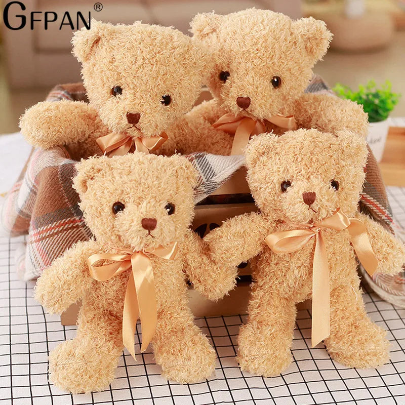 30cm Lovely Simulation Bear Stuffed Toy Super Brown Bear Cute Plush Toys Dolls Birthday Gift For Kids Baby Children