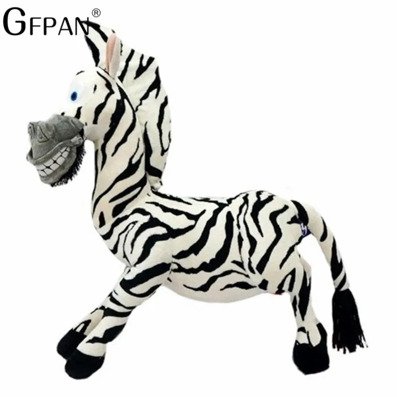 New 20-35cm 6 Styles Madagascar Plush Toy Stuffed Soft Animal Dolls Giraffe Hippo Lion Penguin Zebra Lemurs Figure Gift For Kids