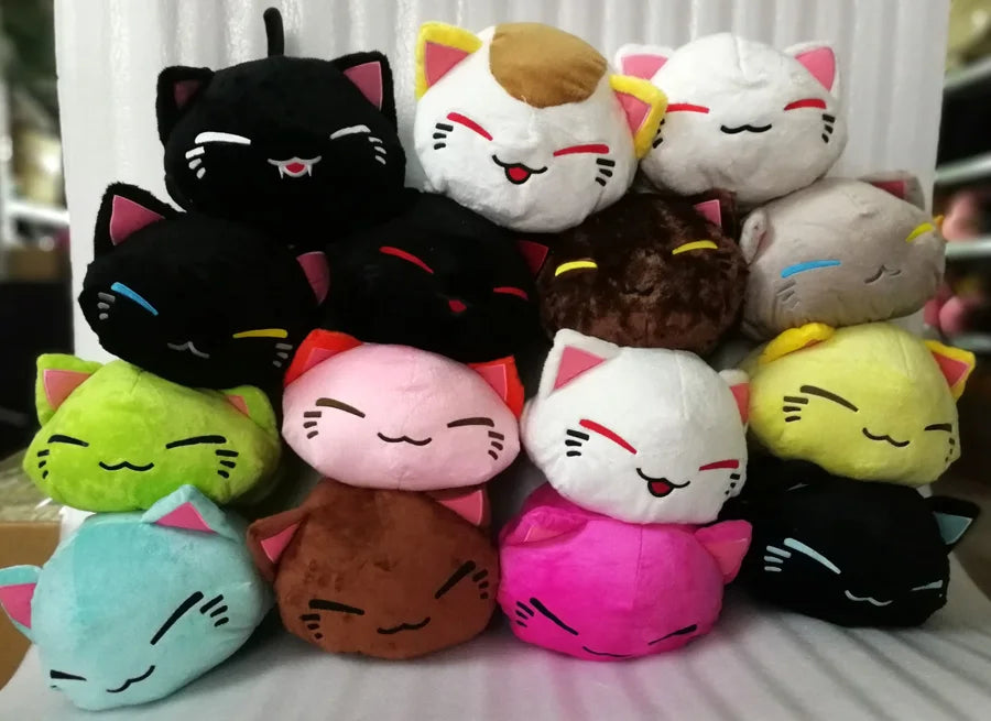 Cartoon Nemuneko Cat Figures Vampire and Angel Series Sleeping Cat Soft Plushie