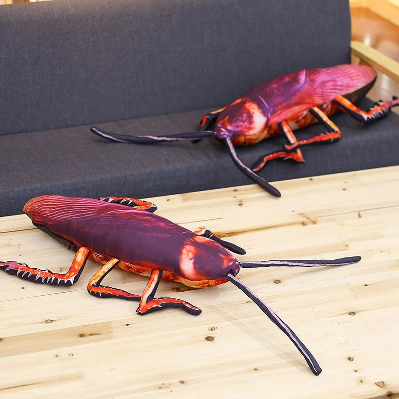 1pc 55/75/95cm Simulation Cockroach Plush Pillow Stuffed Creative Insect Toy for Funny Soft Doll Strange Birthday Gift Toys