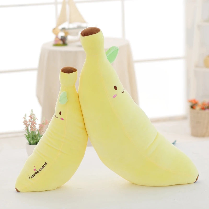 Creative Banana Plush Pillow Stuffed Funny Soft Banana Cushion Boyfriend Toy for Girls Valentine's Gift Plush Doll 40-80cm