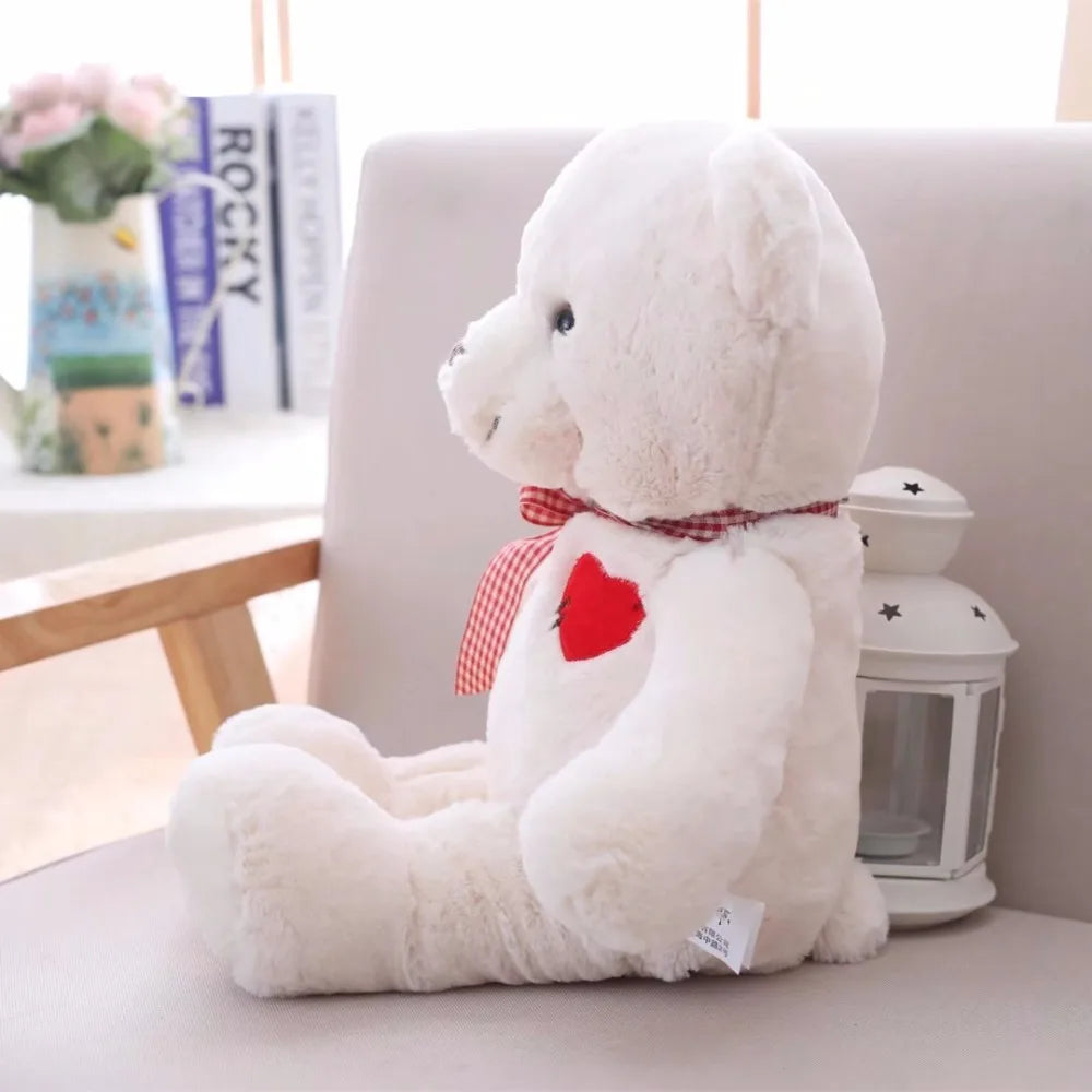 35-50cm Cartoon  Bear Plush With Heart Soft Stuffed Animal Toys For Children Kids Girls Birthday Gift Baby Brinquedos