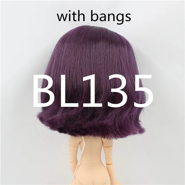 DBS blyth doll icy rbl scalp dome wig short hair for DIY custom doll accessory anime