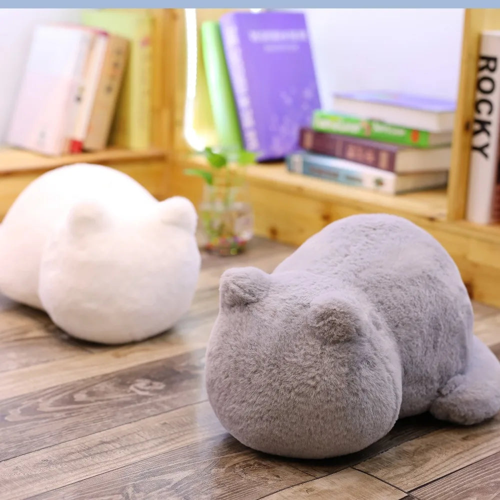 Adorable Ashin Cat Plush Pillow - Cute & Soft Back Shadow Cat Cushion